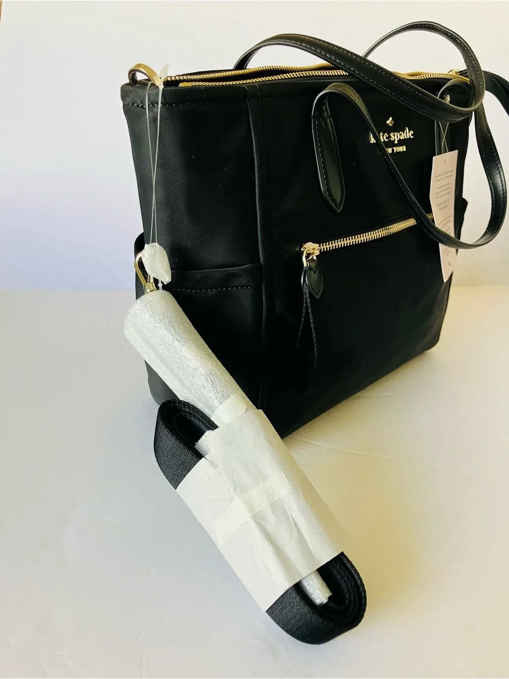 Kate Spade New York Chelsea Medium Satchel W/ Crossbody Strap New Nylon WKR00566